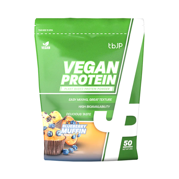TRAINED BY JP PLANT BASED VEGAN PROTEIN 2KG (blueberry muffin only)